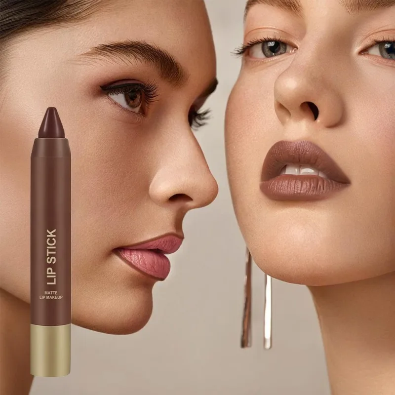 Matte Soft Mist Lip Liner Lipsticks 6 Colors Smooth and Pigmented Non-Stick Chocolate Lipsticks — image 4