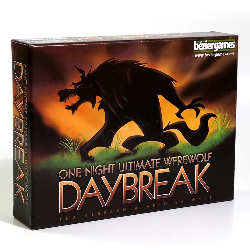 One Night Ultimate Daybreak Grand jeu de cartes familial Jeu rapide et amusant Rôles cachés Bluffing Ultimate Party Game