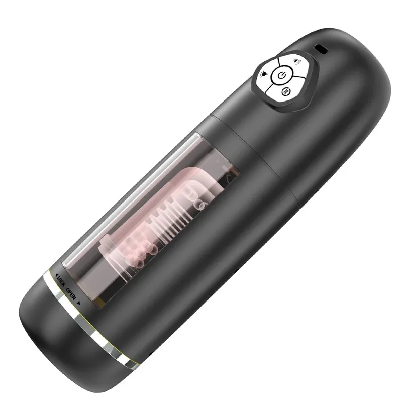 6 in1 AutomaticTelescopic Rotation Masturbator Cup App ควบคุมพ็อกเก็ตหีอวัยวะเพศชายอมควยเครื่องของเล่นสำหรับผู้ใหญ่ผู้ชาย