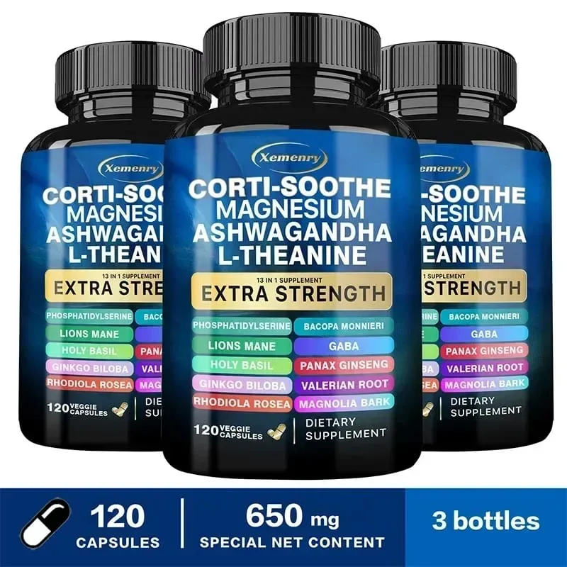 Corti-Soothe Supplement - Improve Sleep Quality Promote Cortisol Balance Support Adrenal Health and Relieve Fatigue