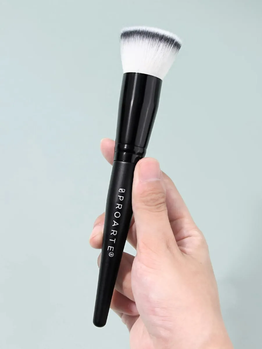 1 Stück Stippling Foundation Make-up Pinsel Flat-Top-Gesichtskosmetikpinsel für flüssige Creme Foundation Rouge Gesichts-Make-up Beauty-Tool — image 5