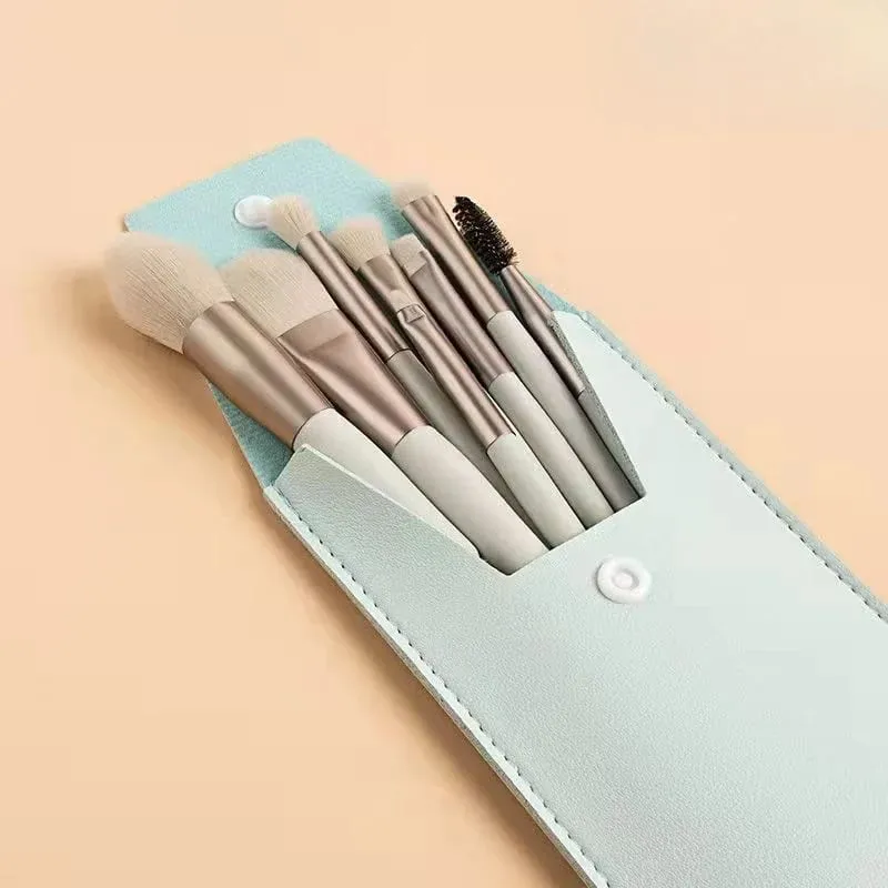 8pcs/bag Soft Fluffy Makeup Brushes Set for Cosmetics Foundation Loose Powder Eyeshadow Kabuki Blending Makeup Brush Beauty Tool — image 13