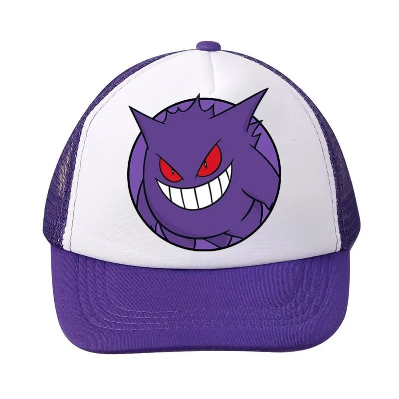 Pokemons Baseball Cap Pikachu Charizard Gengar cartoon Peaked Hat Kid Adult Summer Outdoor Sport Hat Boy Casual Fashion Cap Gift — image 10
