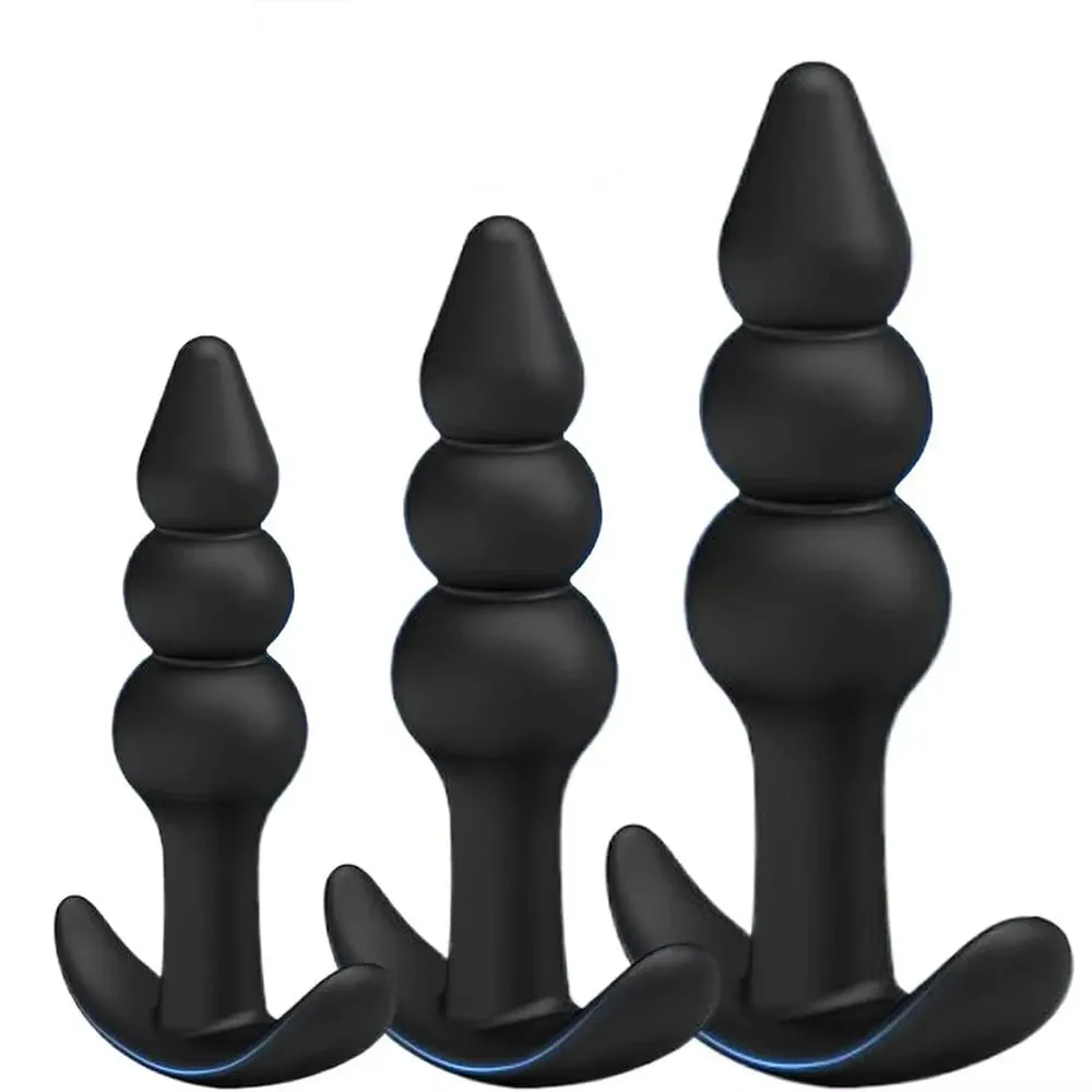 Silikonové dildo Anální kolíky Zarážka na tupo Dilatátor Masážní přístroj prostaty Vaginální stimulátor Sexuální hračky pro dospělé pro muže/ženy Trenér — image 1