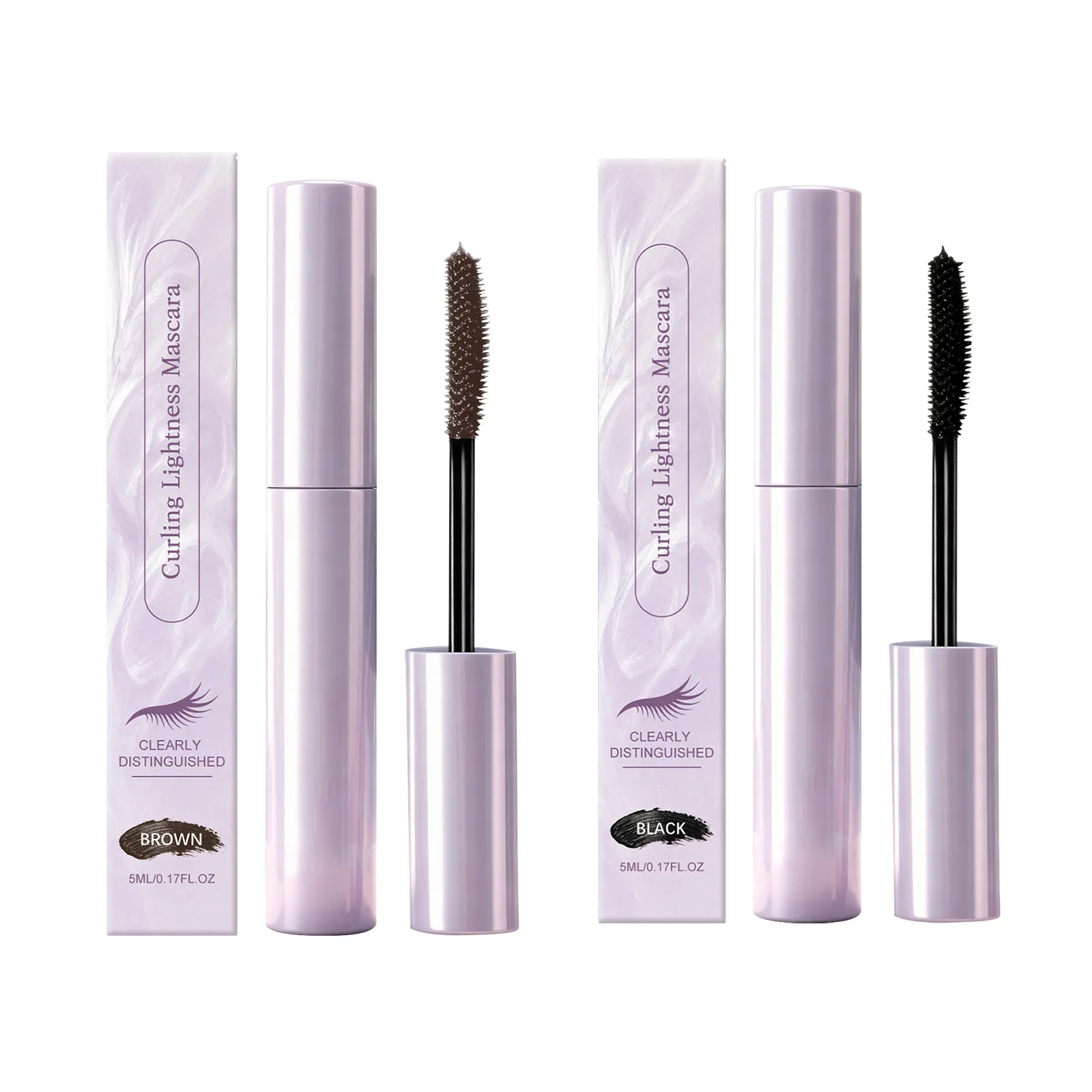 Crema mascara incurvante Mascara allungante 3D Stereo impermeabile e resistente al sudore Mascara allungante marrone nero ad asciugatura rapida Trucco occhi — image 3
