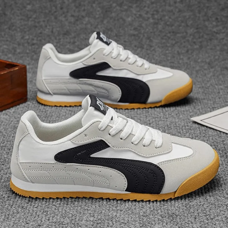 Low-Top Retro German Training Shoes for Men Color-Blocked Breathable Soft-Soled Casual Sneakers — image 11