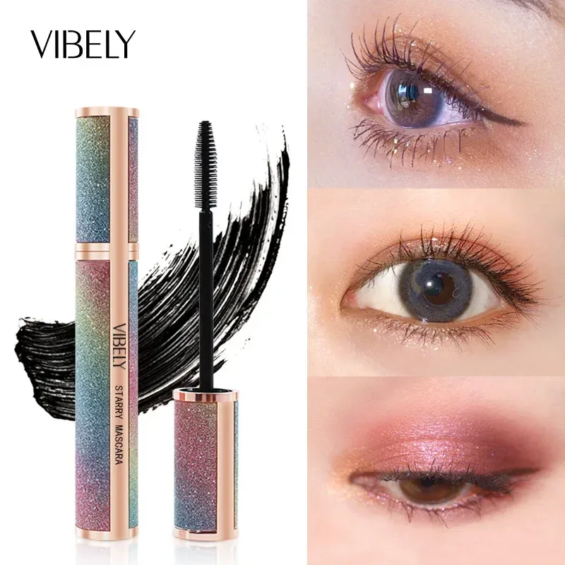 Diamond 4D Mascara Fibra di seta Impermeabile Estensione ciglia lunghe Allungamento Mascara nero spesso Prodotti per il trucco degli occhi Cosmetici — image 8