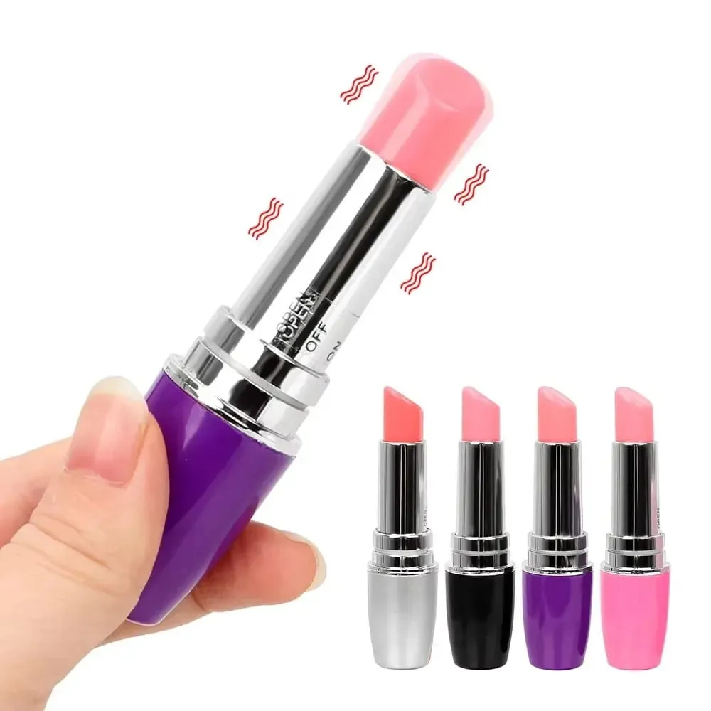 Mini Lipstick Bullet Vibrators Women Nipple Clitoris Stimulator Electric Vibrating Jump Egg Massage Sex Toys Adult Product — image 1