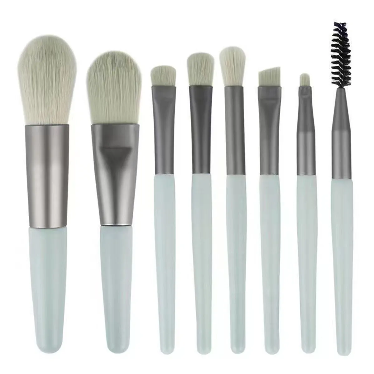 Sada jemných nadýchaných štětců na make-up pro kosmetiku Foundation Blush Powder Eyeshadow Kabuki Blending Makeup Brush Beauty Tool — image 4