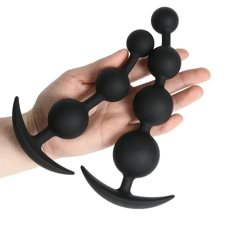 Bdsm Silicone gros Plug Anal perles anales Anus Masturbation godemichet Anal érotique Flirt jouets sexuels Massage de la Prostate pour Couple hommes femmes — image 5