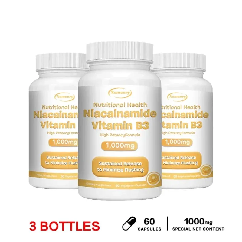 Niacinamide Vitamin B3 Capsules - Supports Skin Brain Function and Heart Health Boosts Energy and Improves The Immune System — image 10