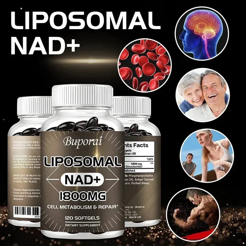 Liposomales NAD-Ergänzungsmittel – unterstützt die Zellgesundheit, Ausdauer und gesundes Altern — image 4