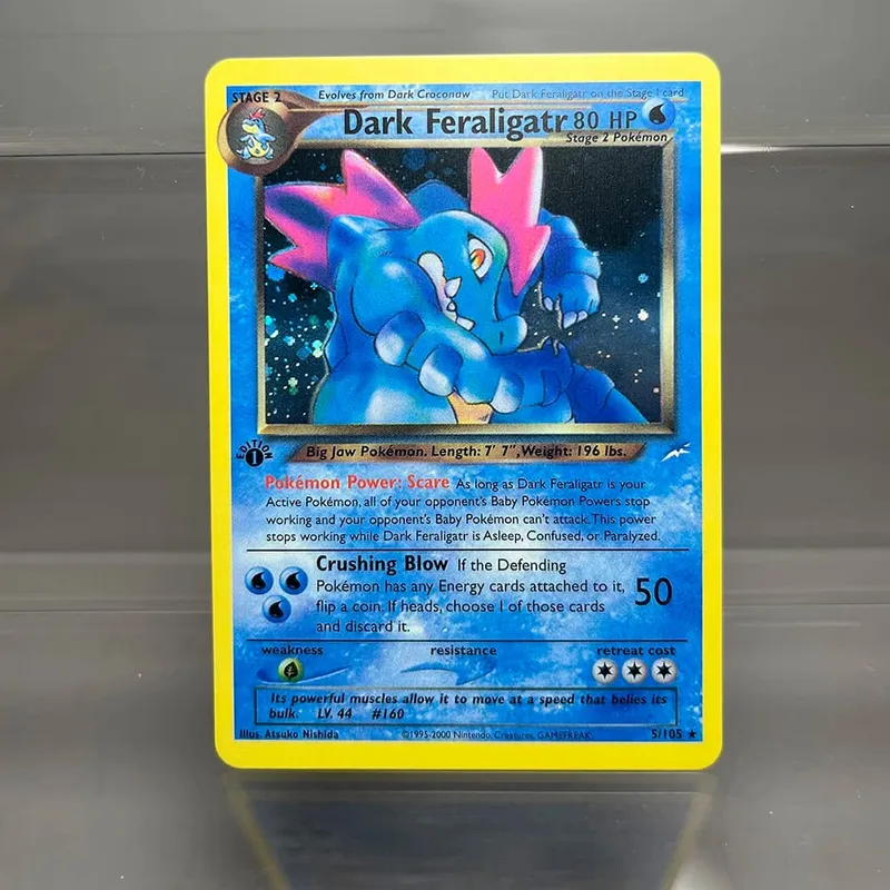 PKM 單卡第一版 1996 年雷丘噴火龍 PTCG 箔卡遊戲收藏 PKM 代理卡 — image 4