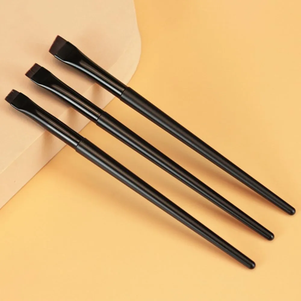 Make-up Tool Šikmý kosmetický štětec Plochý štětec na tužky na obočí Štětec na obočí Čepel štětce na make-up Štětečky na jemné oční linky šikmé