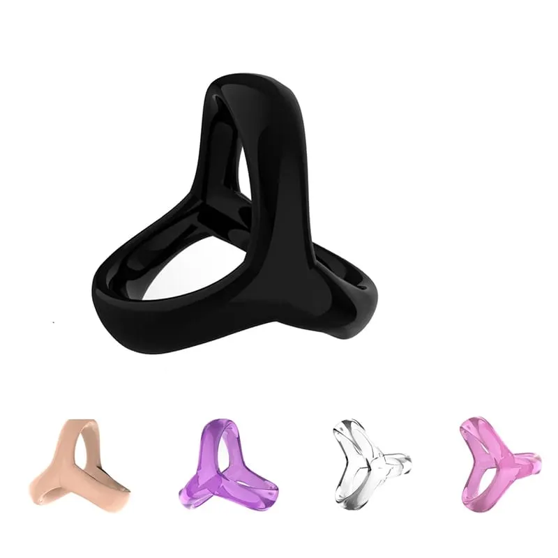 Männliche Penisringe, wiederverwendbar, Silikon, Samenverschlussring, stärkere Erektion, Penisring, Penisring, sexy Sexspielzeug für Männer, Spielzeug für Erwachsene — image 1