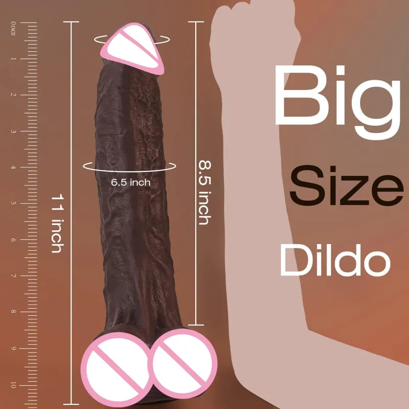 Besar Tebal Realistis Dildo Penis Besar Penetrasi Ganda Anal Plug Vagina Masturbasi Kontol Palsu Mainan Seks Dewasa untuk Wanita Sexuales — image 20