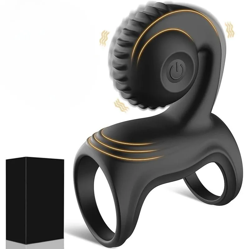 Neue Schnecke Vibe Cock Ringe Vibrierende Männliche Verzögerung Ejakulation Klitoris Stimulation Penis Ring Vibrator Sex Spielzeug für Männer Erwachsene