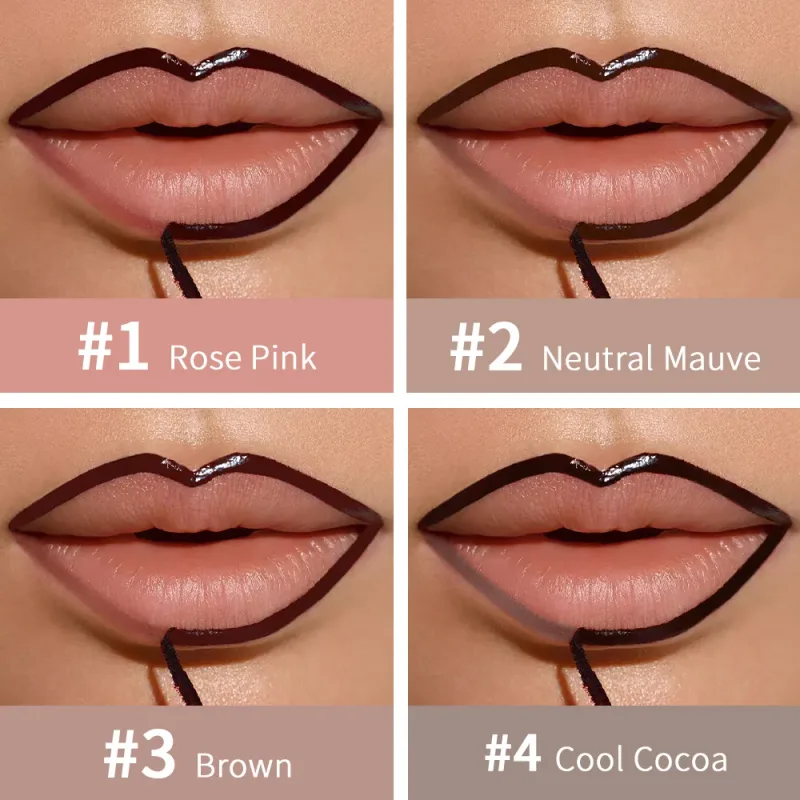 Kupas Noda Bibir Magic Bibir Tatu Tahan Lama Kalis Air Kalis Calit Kalis Pemindahan Kosmetik Matte Lip Liner Pensel — image 6