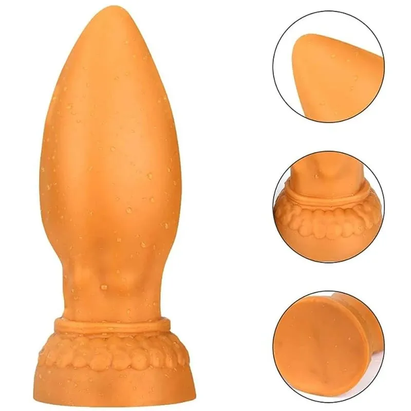 Süper Büyük Sıvı Silikon Anal Plug Büyük Yapay Penis ButtPlug prostat masaj aleti Vajina Anüs Genişleme Seks Oyuncakları Ürün Erkekler Için Eşcinsel — image 3