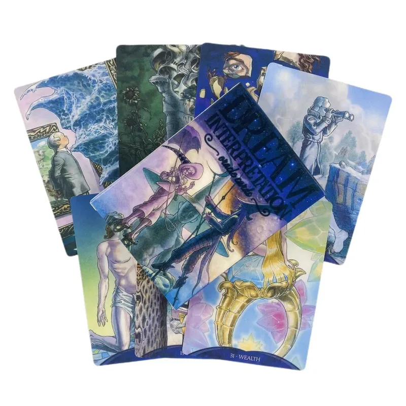 Interpretazione dei sogni Carte Oracle 39 Carte a colori Istruzioni Pdf Gioco di carte dei Tarocchi in brossura