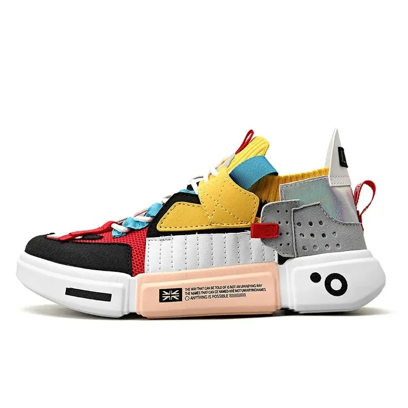2025 Kasut Lelaki Kasut tervulkan untuk lelaki Kasut Kasual Tidak tergelincir Selesa Bernafas Sneaker Lelaki Tenis Ringan Kasut Mewah — image 1