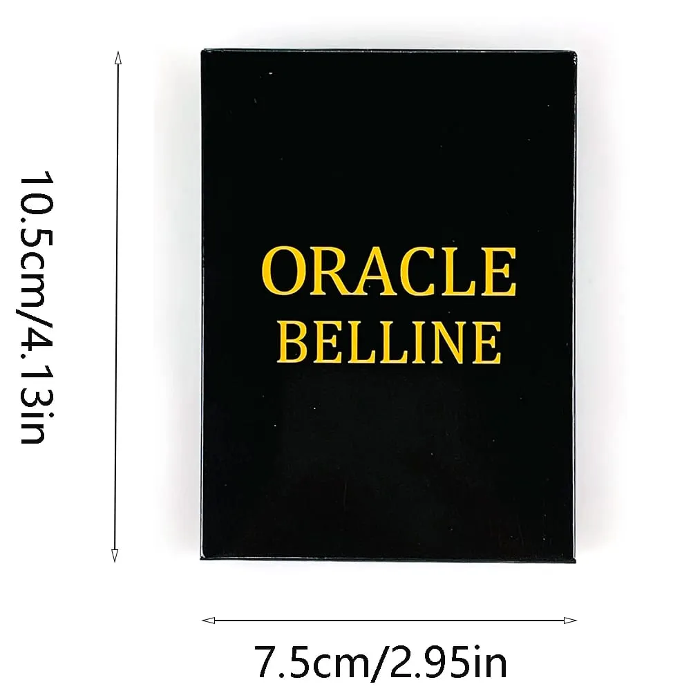 Cartes Oracle Belline Version française Cartes Oracle de divination de fortune Cartes de lecture psychique mystérieuse Jeu pour instruction papier — image 6