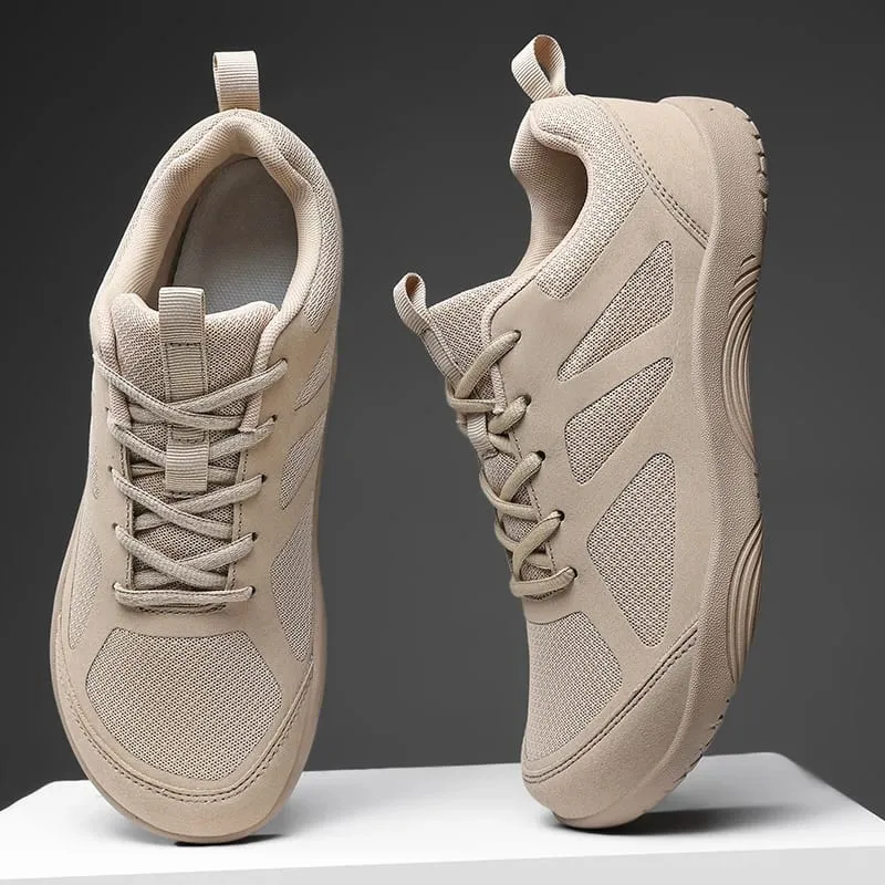 Plus ขนาด Minimalist Barefoot รองเท้าน้ำหนักเบา Breathable Zero Soles ผู้ชายวิ่งรองเท้าผ้าใบกลางแจ้งกว้าง Toe Casual เดินรองเท้า — image 1