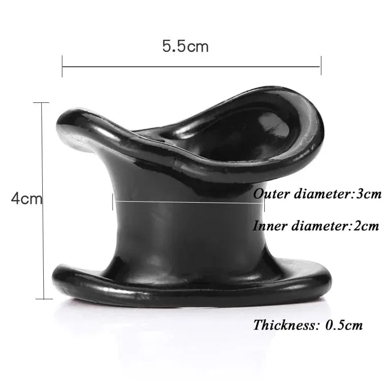 Civière de boule en Silicone pour homme, civière de Scrotum, testicule, BDSM, manchon de retardement de temps, anneaux de pénis, chasteté pour adulte, esclave, jouets sexuels pour hommes — image 4