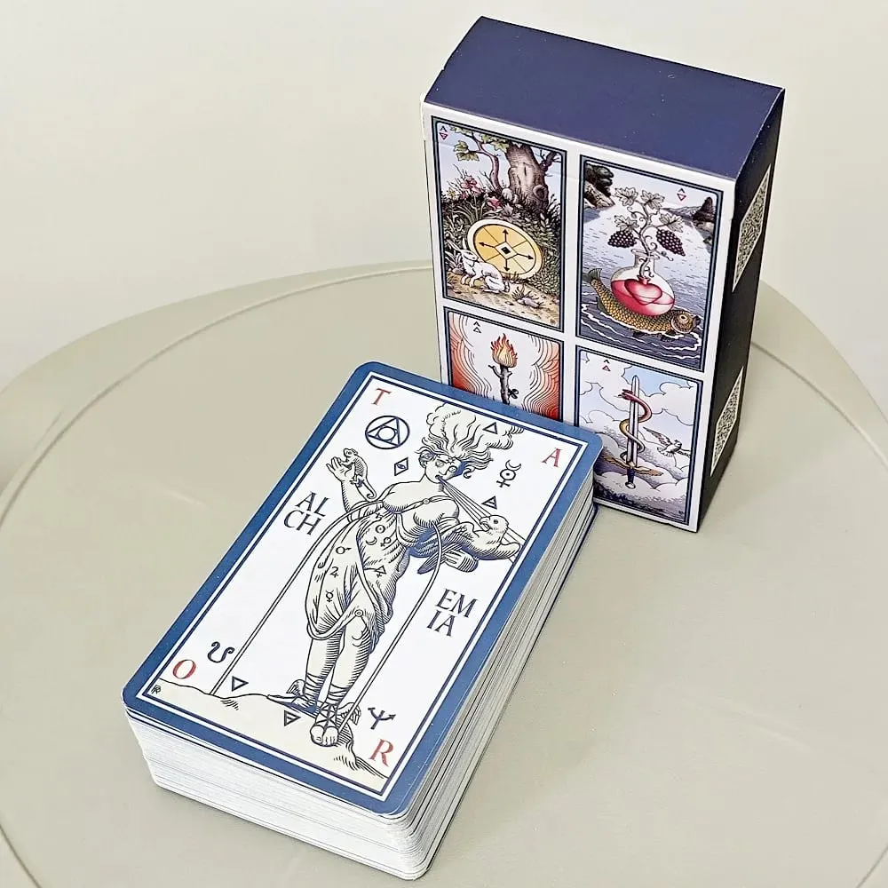 The Alchemical Tarot Renewed 6th Editiona 12*7cm 80-card Tarot Deck Links Between Alchemical Symbolism and Traditional Imagery