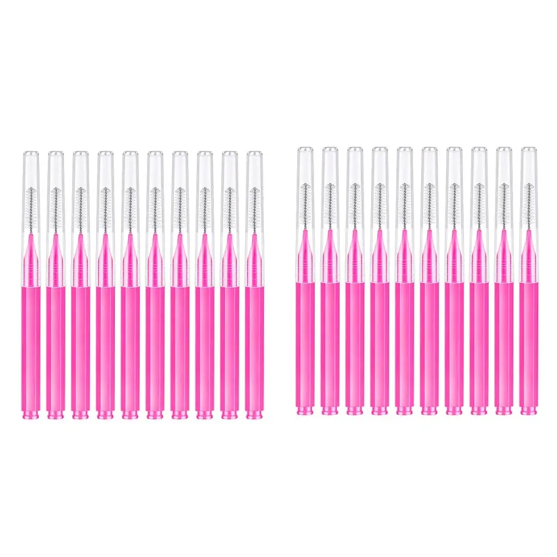 10/20 Pcs Spazzole per sopracciglia Mini Brow Lifting Brush Usa e getta Trucco Strumento per ciglia Dente Pennello interdentale Forniture per estensione ciglia — image 9