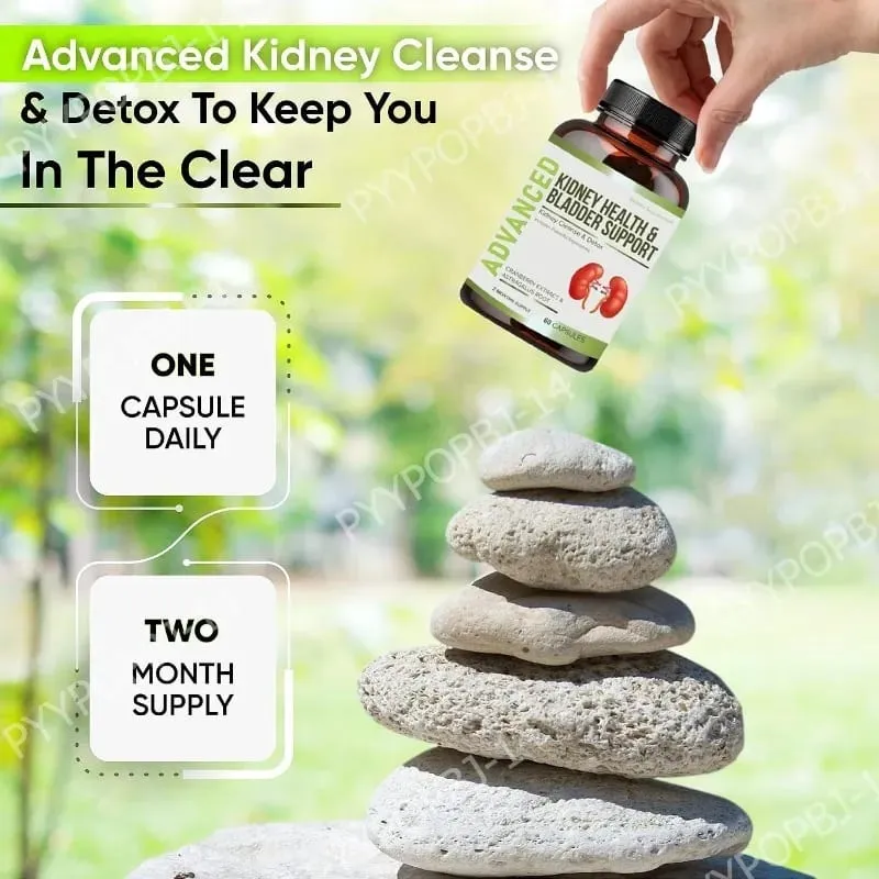 Suplemen Pendukung Ginjal untuk Pemulihan Ginjal dengan Chanca Piedra Cranberry Juniper Berries untuk Detoks dan Kesehatan Kandung Kemih 60 Hitung — image 6
