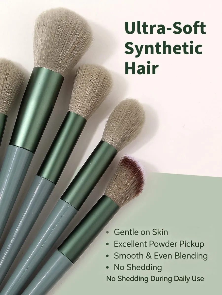 Set di pennelli per trucco multifunzionale da 19 pezzi con scatola di immagazzinaggio Pennelli morbidi con bignè per trucco e spugna detergente Trucco completo per il viso — image 4