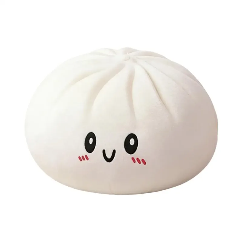 Großes Knödel-Squishy-Plüschtier, weiches, mit Haustier gefülltes Umarmungskissen, bezauberndes Dampfgarer-Design, Heimdekoration, Stressabbau-Spielzeug für Kinder