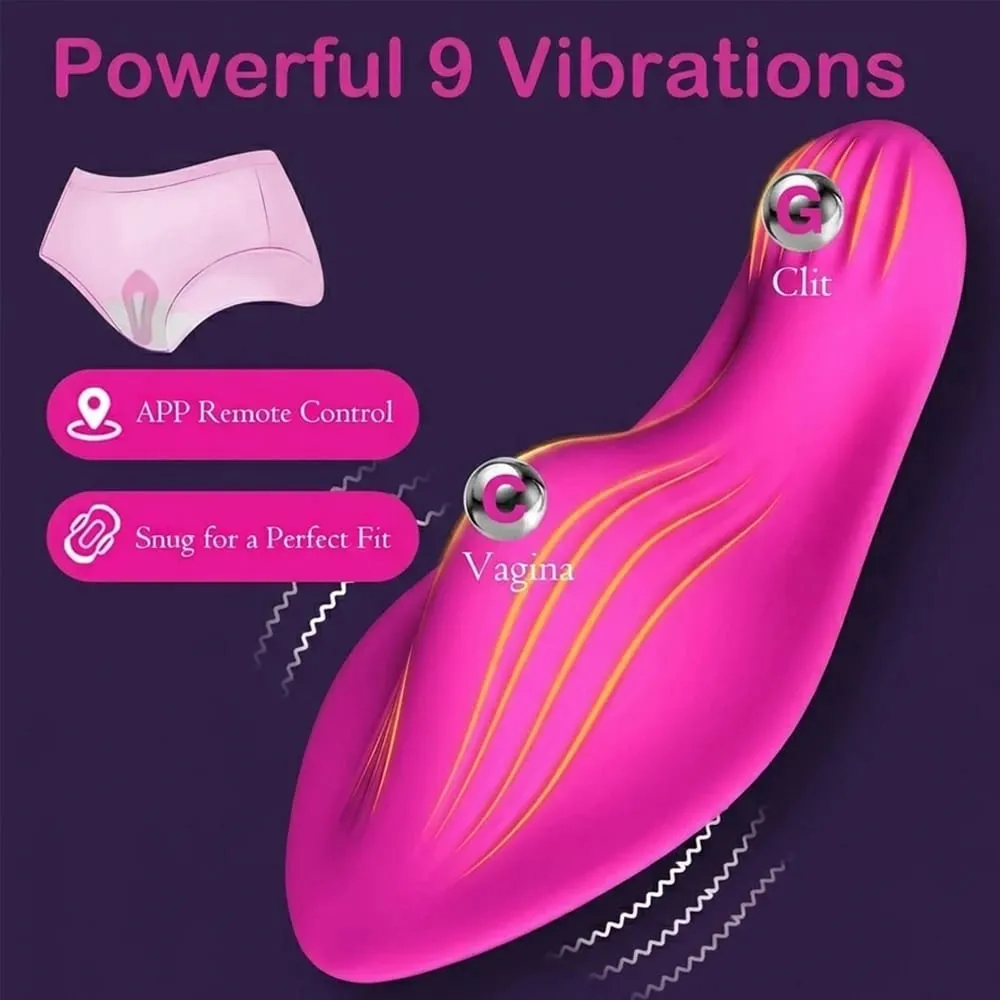 Kawalan APP Vibrator Boleh Dipakai Mini G Spot Faraj Perangsang Klitoris Tukang Urut Telur Bergetar Wanita Mainan Seks Dewasa untuk Pasangan — image 4