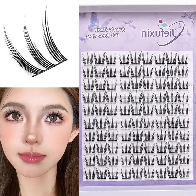 DIY Lash Extension Kit Cute Cat Paw Falske øjenvipper Øjenforstørrelse daglig Kawaii øjenmakeup
