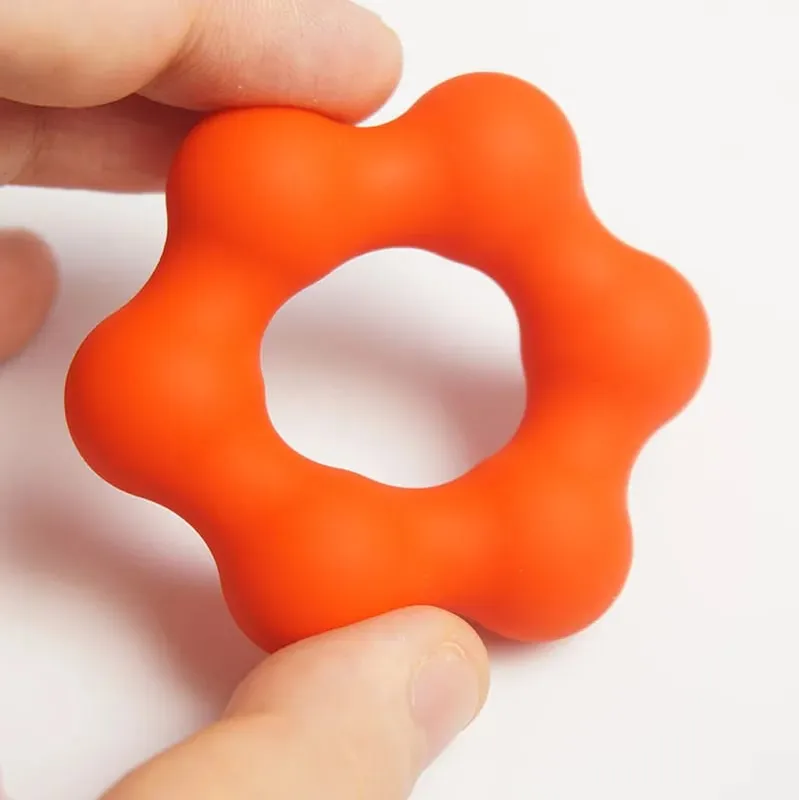 Estrella pene pene anillo retrasar la eyaculación de silicona Cockring erección juguetes sexuales hombres testículo escroto bola camilla — image 8