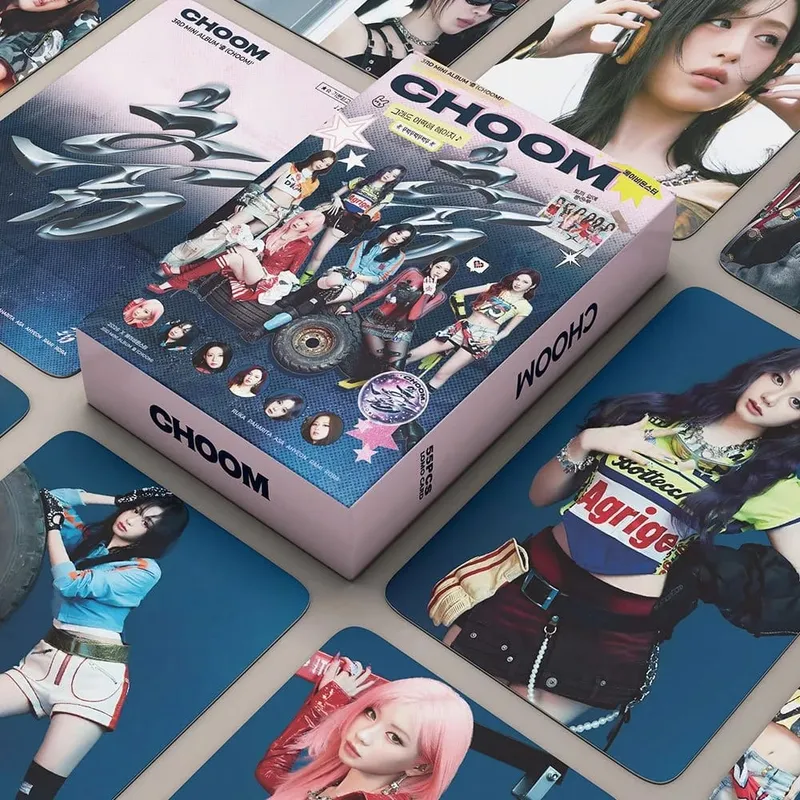 55PCS Kpop Hot Girls Groupใหม่Album "CHOOM" คุณภาพสูงPhotocards RUKA AHYEON RORA PHARITA RAMI ASA CHIQUITA HD Lomoการ์ด