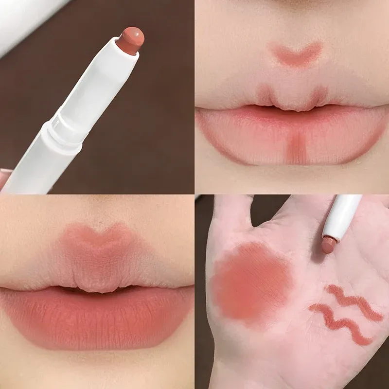 Matte Lip Liner Pencil Waterproof Multi-use Smooth Velvet Lip Outline Lipstick Pen Shaping Plump Lips Contour Lasting Lip Makeup