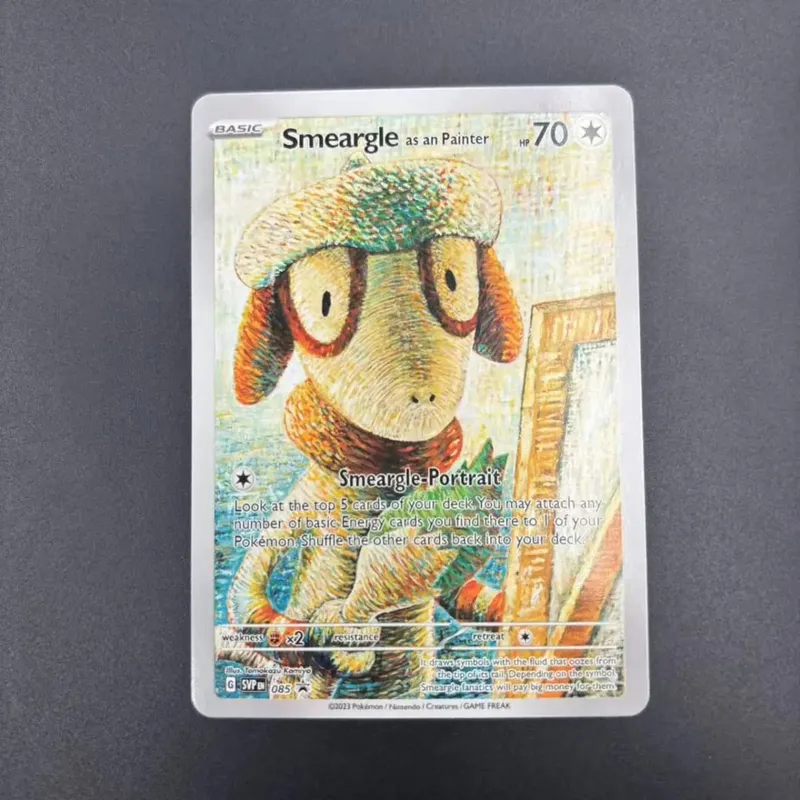 Collezione di carte fai da te 2023 SVP EN VAN GOGH/CAPPELLO IN FELTRO GRIGIO Self Made Singola carta Gioco classico Anime Carte regalo giocattolo — image 19