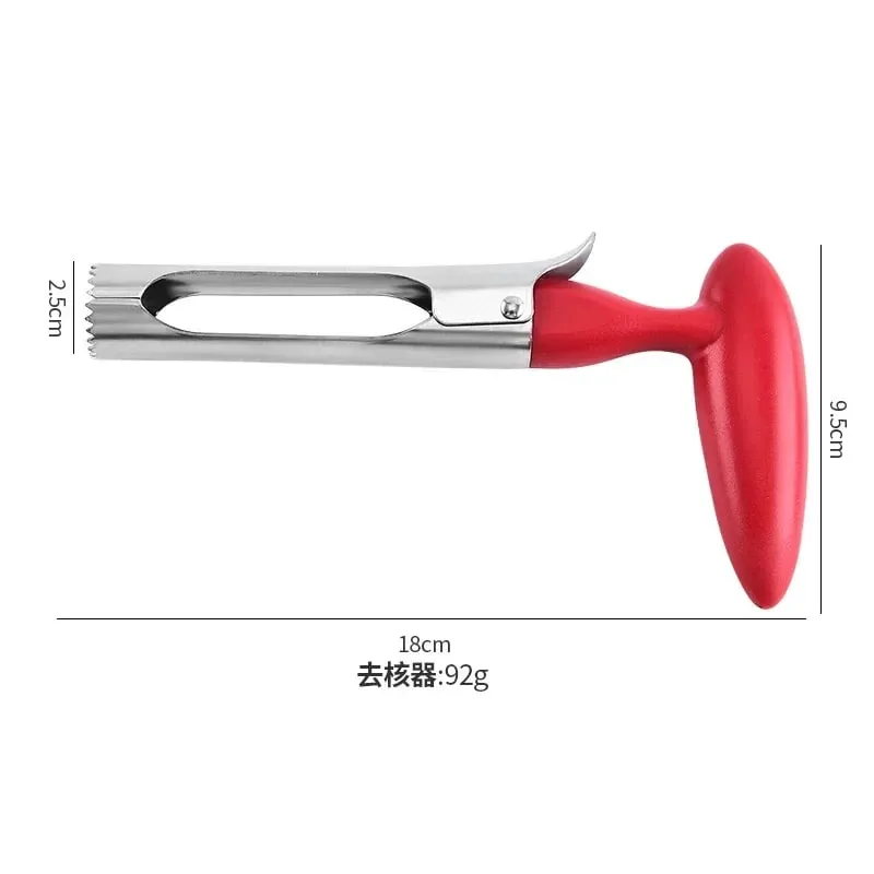 พรีเมี่ยม Apple Corer สแตนเลส Apple Pears Core Remover เครื่องมือเครื่องตัดผลไม้ Seeder เครื่องตัดมีดครัวผักเครื่องมือ — image 4