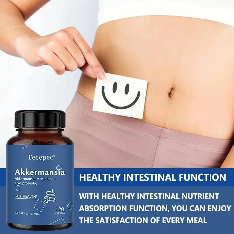 Integratore di supporto per la salute dell'intestino probiotico Akkermansia | Contiene Akkermansia Muciniphila – Migliora l'assorbimento dei nutrienti — image 2