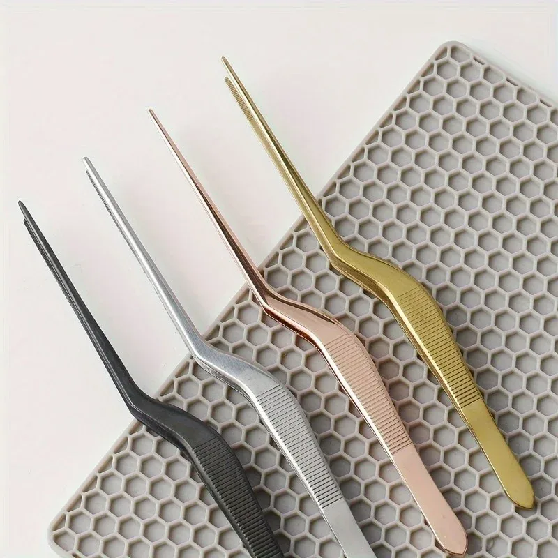 Titan-Molekularkoch-Spezial-Winkelpinzette, Pinzette zum Formen von kalten Gerichten, Küchen- und Restaurant-Gebäck-Dekorationswerkzeuge — image 5