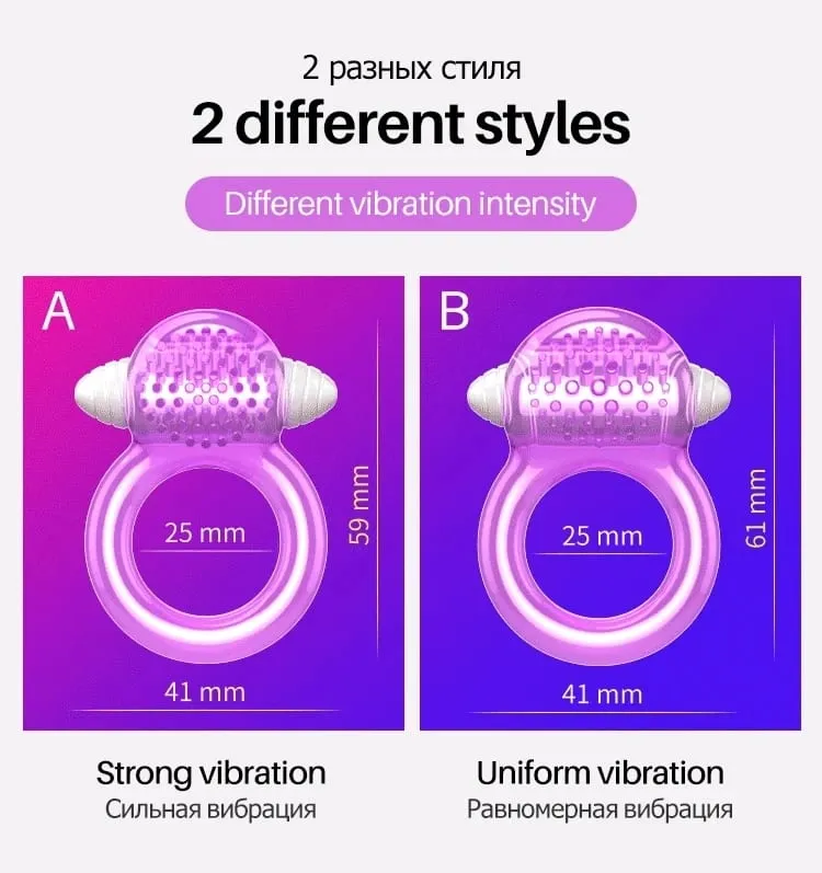 Silicone medico vibratore del pene forte vibrazione del dildo uomo masturbazione ritardo eiaculazione anello vibratore prodotto del sesso giocattoli erotici — image 6