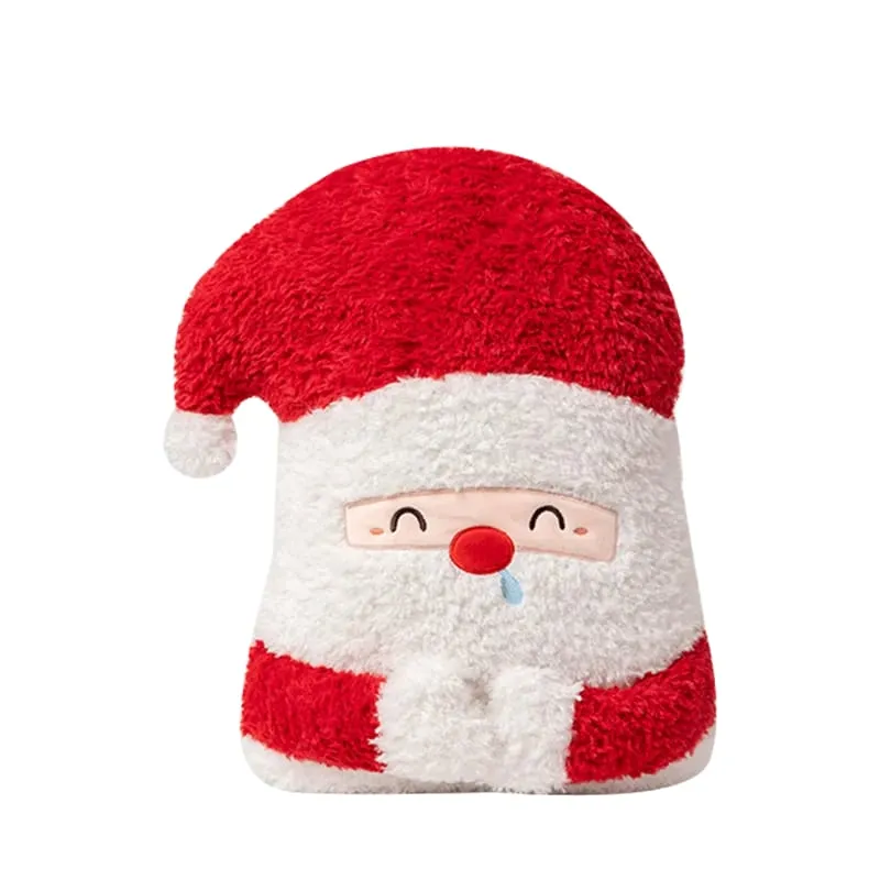 Cuscino per la schiena di Natale Cuscino per divano omino di pan di zenzero Cuscino per Babbo Natale Alce Pupazzo di neve Peluche per bambini Regalo di compleanno di Natale — image 8