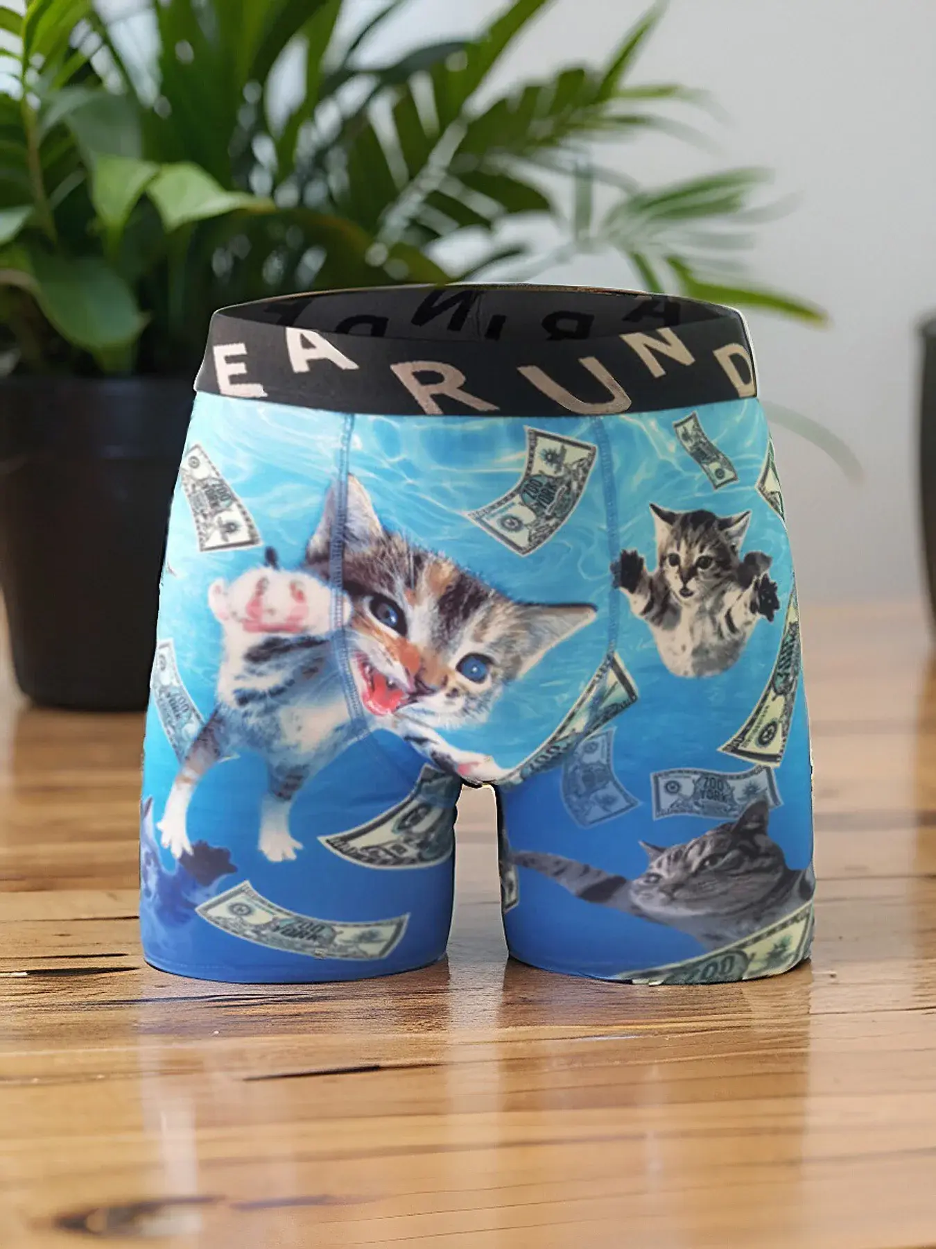 Pantaloni da tilamento con motivo divertente stampato 3D da uomo alla moda, boxer sportivi ad asciugatura rapida, traspiranti e confortevoli, taglie forti — image 7