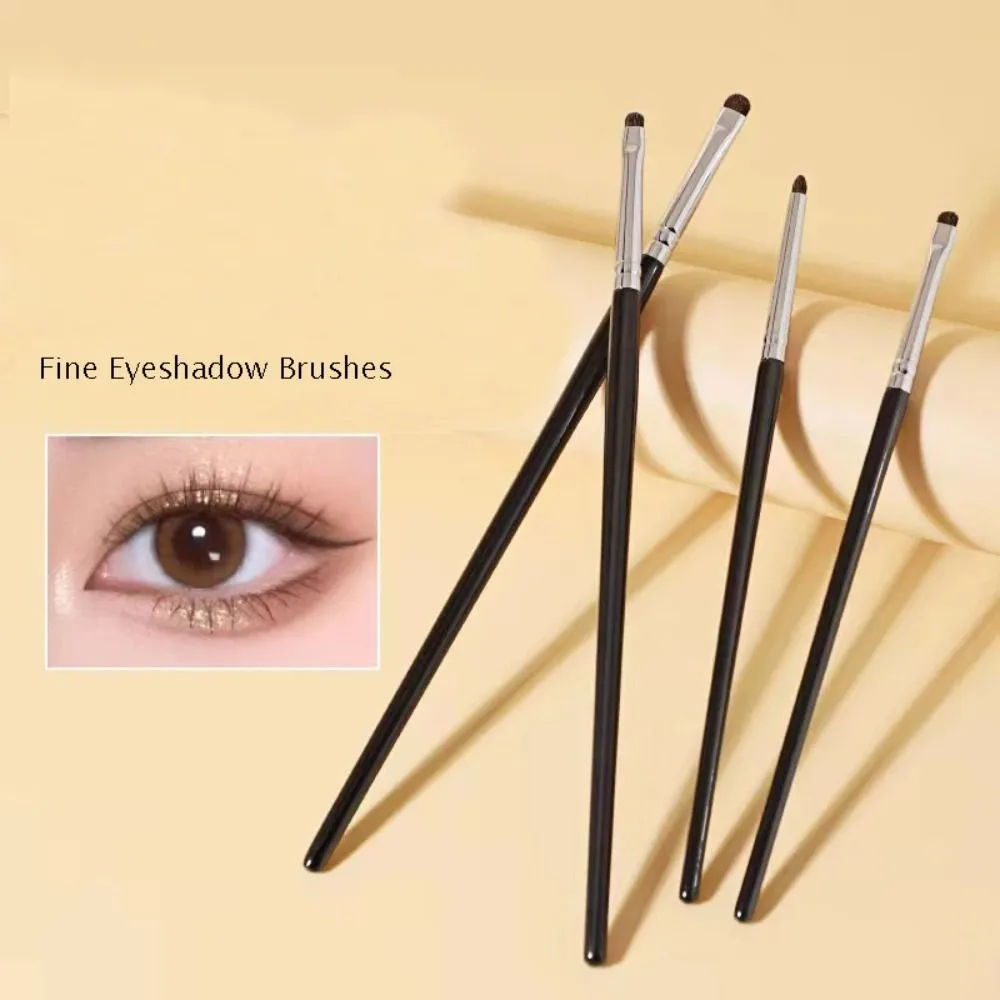 Weiche, feine Lidschattenpinsel, verschmieren, Eyeliner, Make-up-Pinsel, Augenlid-Textmarker, liegend, Seidenraupe, Make-up-Pinsel, Werkzeuge, Augen-Make-up — image 4