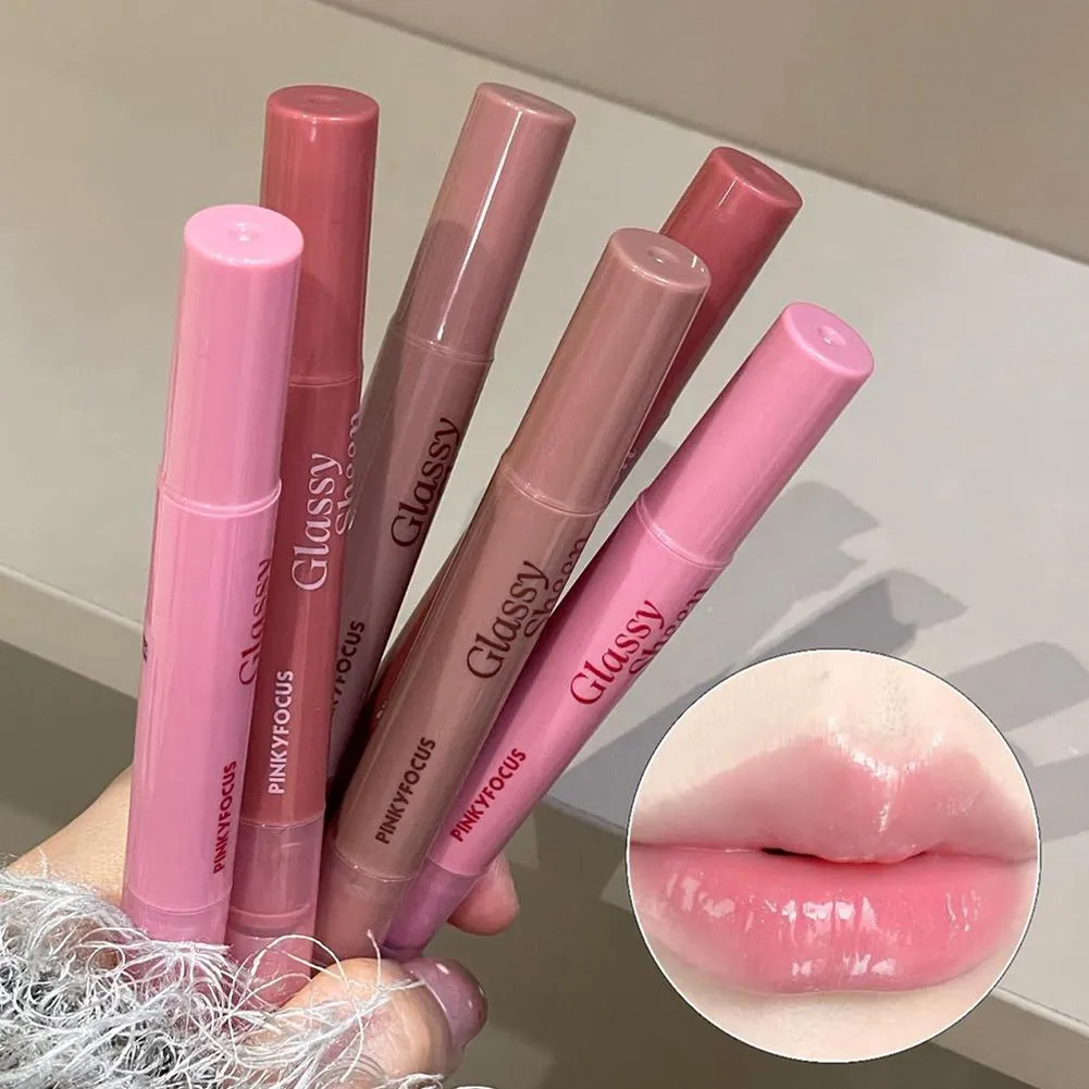 Lip Gloss Vitamin E Lip Serum Hydrating & Plumping Tinted Lip Gloss Moisturizing Lip Balm For Glossy Sheer Smooth Lips — image 6