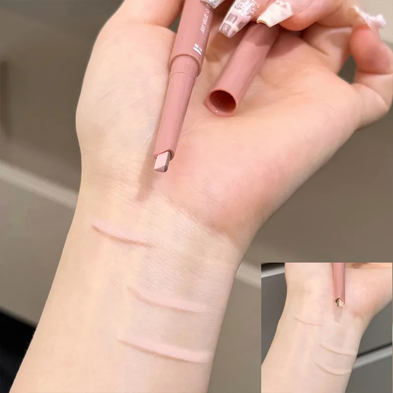 ART VALUE Two-ToneวางโกหกSilkwormปากกาUnder Eye Liner Brighten Shadowดินสอแต่งหน้าNudeสีชมพูBeigeอายไลเนอร์Contouring — image 5