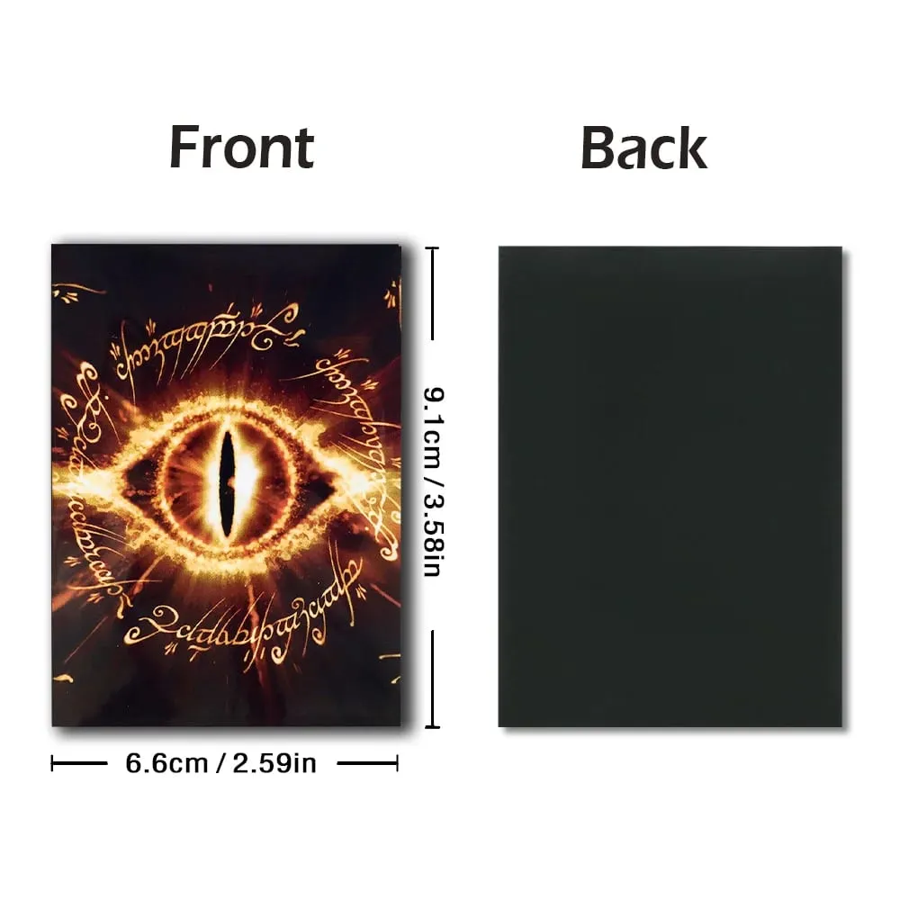 60 Stück 66 x 91 mm Kunstkartenhüllen, Brettspielkartenschutz, kompatibel mit PKM/MTG/PTCG-Kartenschutz, bestes Geschenk für Freunde — image 3