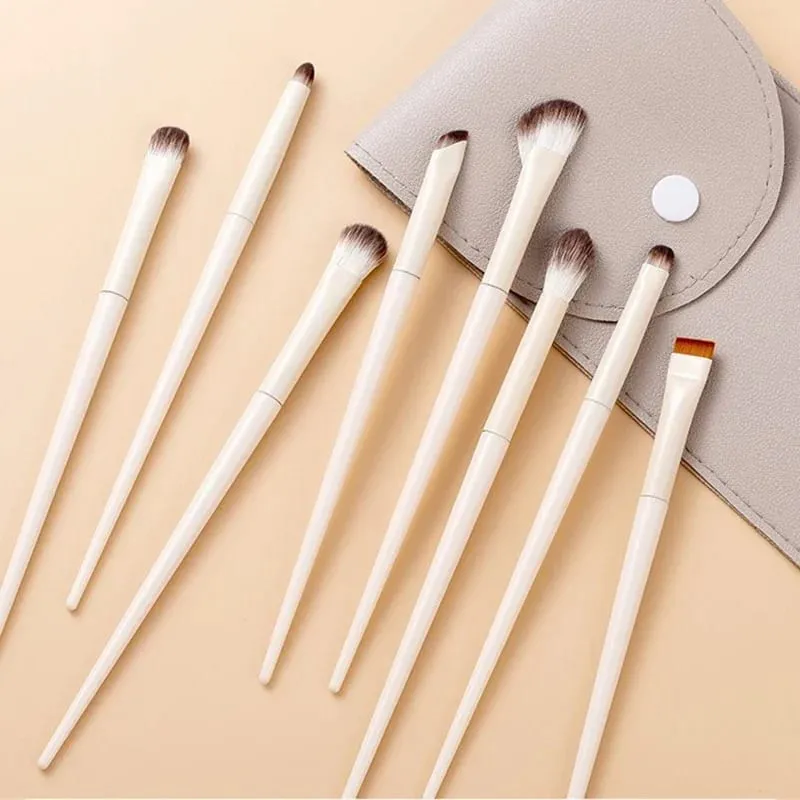5/6/8/10 Stuks Make-Up Kwasten Set Professionele Zachte Oogmake-up Kwasten Contouren Oogschaduw Eyeliner Oog Detail Borstel Makeup Tools — image 6
